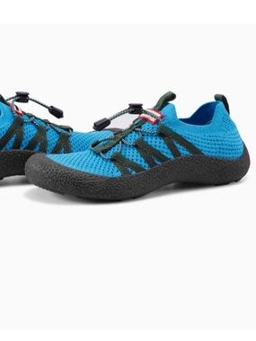 Hunter 7 Shoes Videl Casual Slip-on Flat Water Shoes in Dark Blue NWT